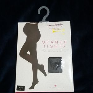 NWT Ingrid & Isabel maternity tights (black)